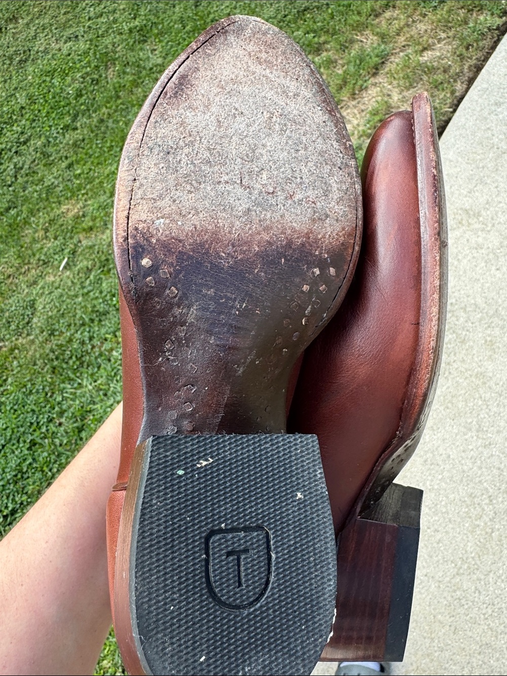 Tecova Women’s Brown Leather Western Cowboy Boots - Picture 11 of 12